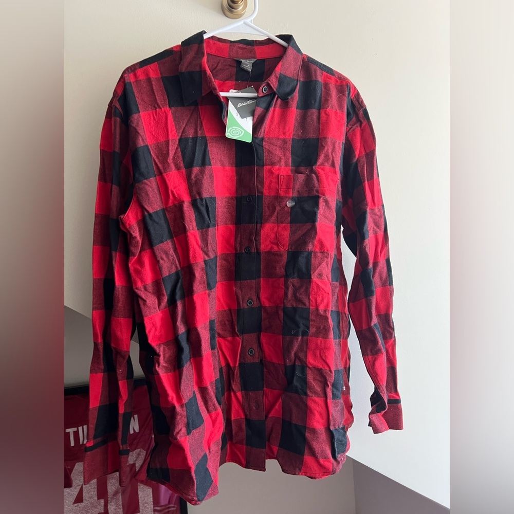 NWT Eddie Bauer Buffalo Check Shirt